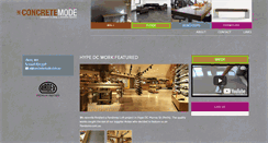 Desktop Screenshot of concretemode.com.au