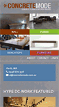 Mobile Screenshot of concretemode.com.au
