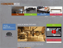 Tablet Screenshot of concretemode.com.au